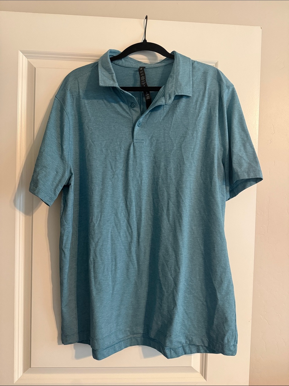 lululemon athletica Men's Light Teal Polo Shirt